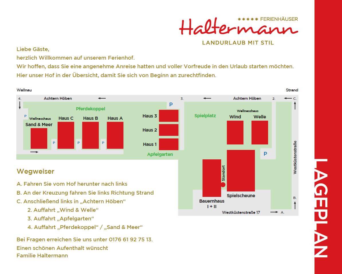 Lageplan Haltermann Fehmarn